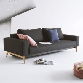 丹麦innovation北欧小户型客厅双人多功能沙发床三人布艺沙发IDUN 原创设计 独立簧坐垫 欧美同款 欧标品质